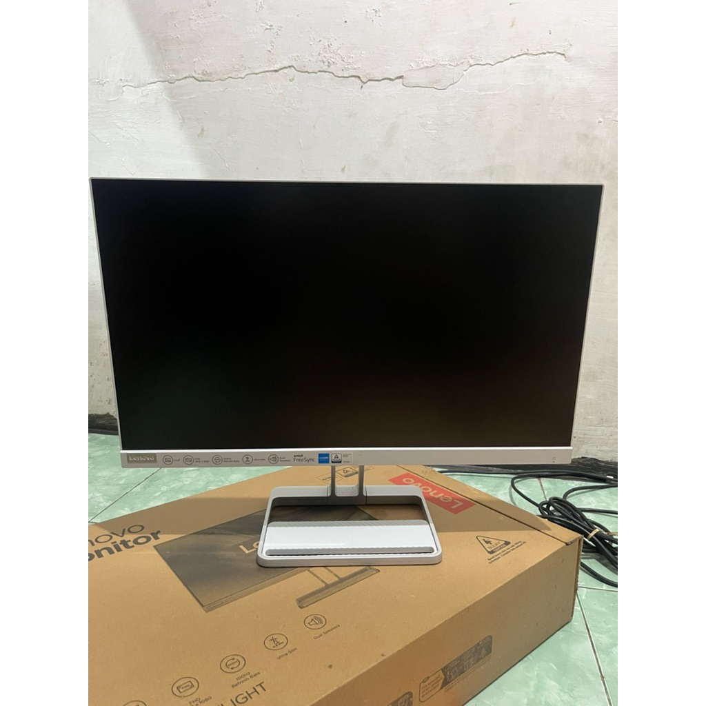 Monitor Lenovo l24i-40 24inc 100hz Fullset mulus