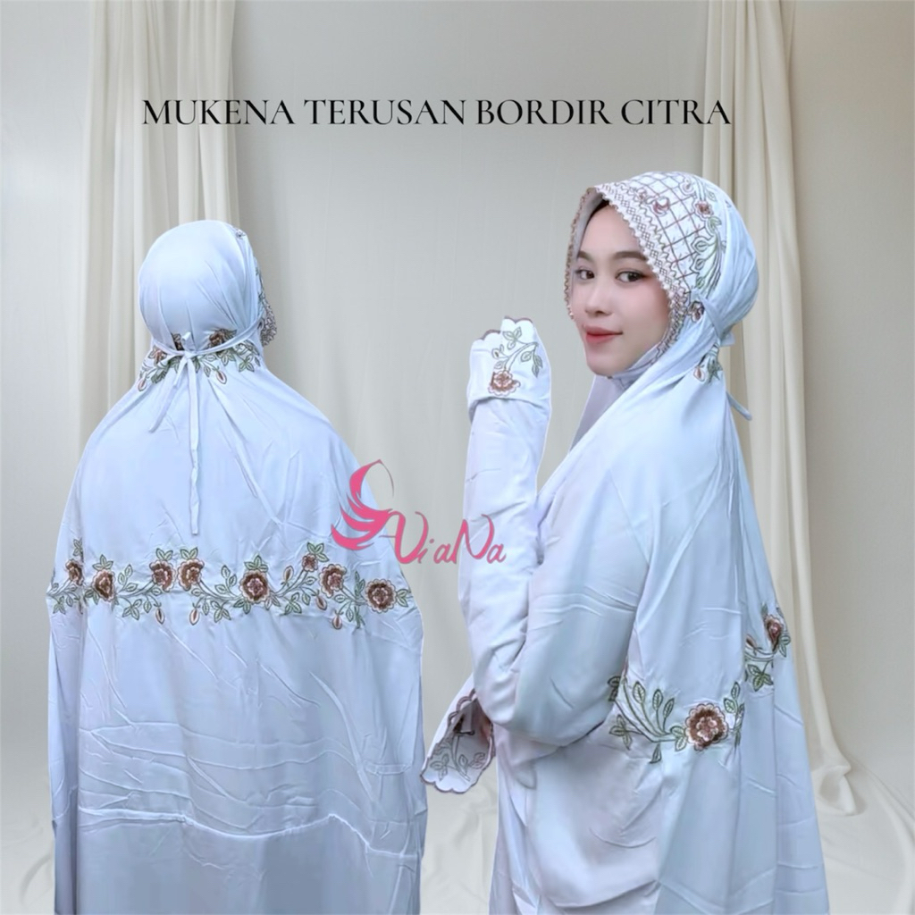 MUKENA REMAJA  DEWASA MUKENA  KATUN PREMIUM BORDIR MUKENA SANTRI  MUKENA CITRA RIANA MUKENA LAJURAN 