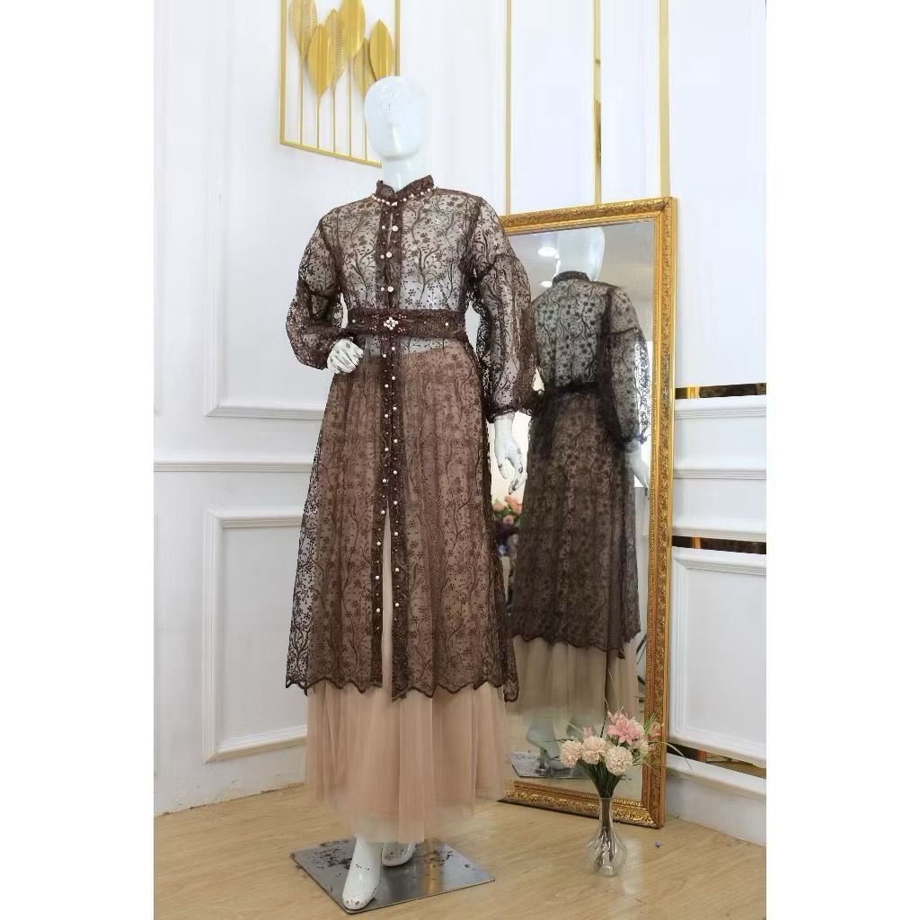 ￼Azzura Outer Brukat /Outer Kondangan /Outer Lebaran /Hanya Outer Sajah Outer brokat lebaran 2025/ G