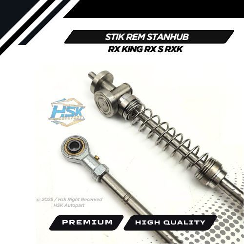 Stik Rem Stanhub tutup Tromol Belakang Stainless RX King RX S RXK