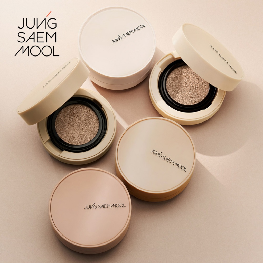 Jung Saem mool Essential Skin Nuder Cushion 14G/Light Skin Cream/Full Coverage Natural/ Fair-Light S