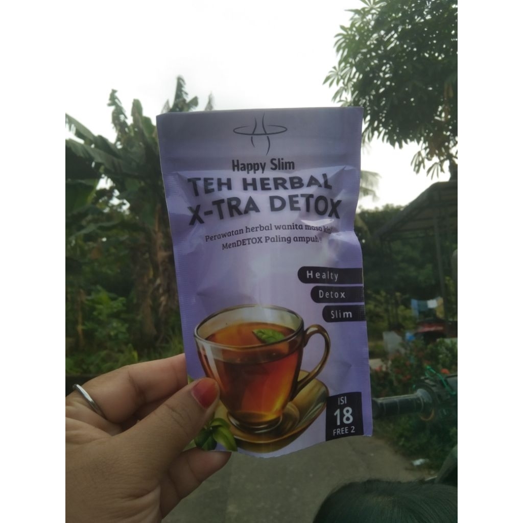 happy slim teh detox herbal