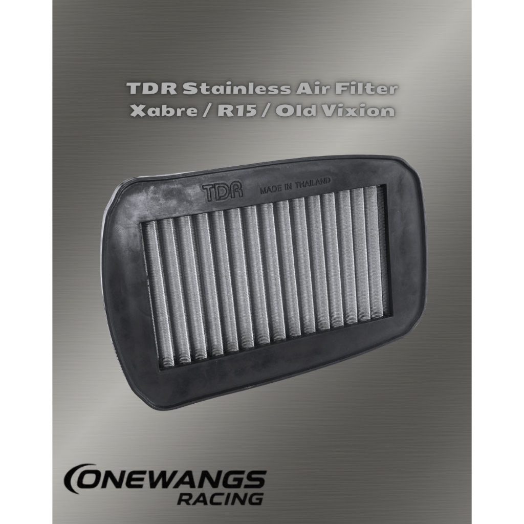 TDR Filter udara Stainless Air Filter Yamaha Xabre / R15 / Vixion Old