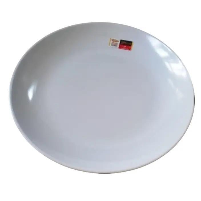 Piring Bulan 9" 23cm Gading Melamine - Golden Dragon P1009