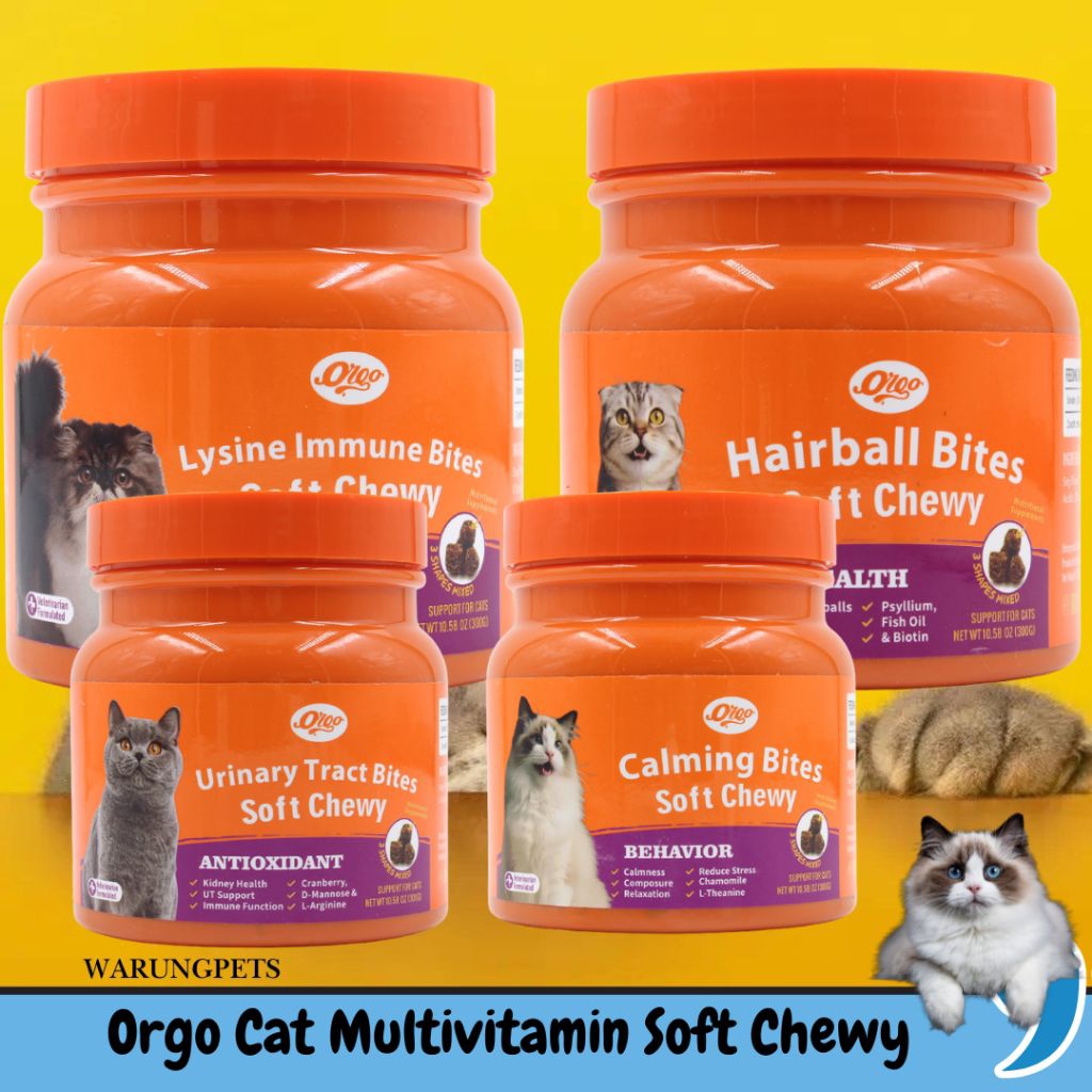 Orgo Vitamin Kucing / Multivitamin Kucing Hairball