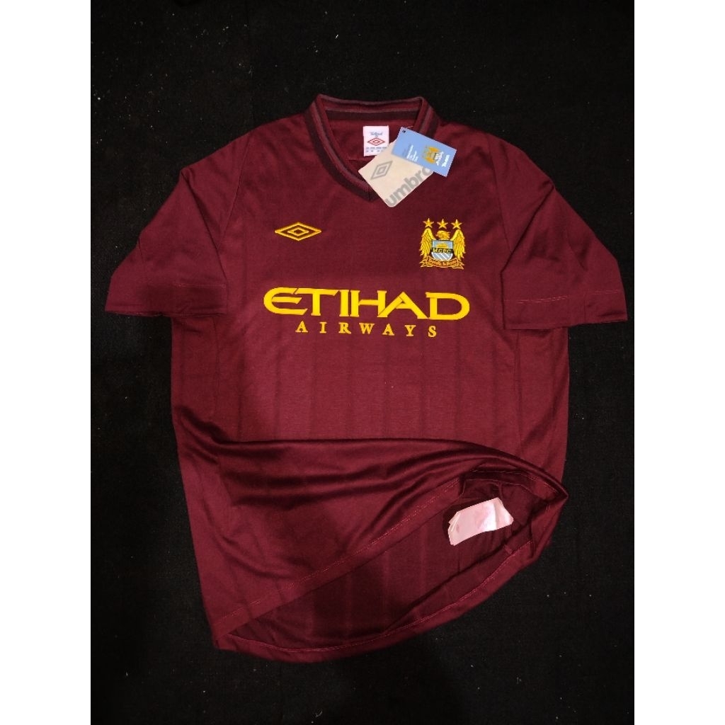 JERSEY MANCHESTER CITY AWAY 2012 - 2013 GRADE ORI PLAYER ISSUE