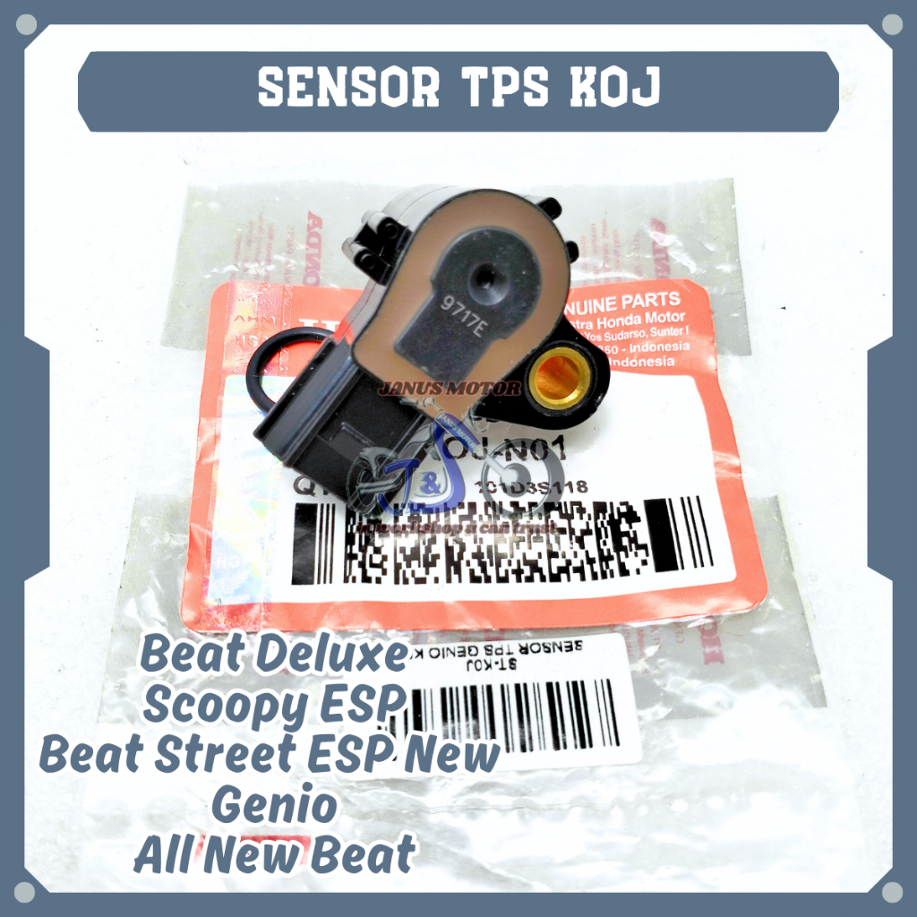 Throttle Position Sensor Honda KOJ Sensor TPS Beat Deluxe Scoopy ESP Beat Street ESP New Genio All N