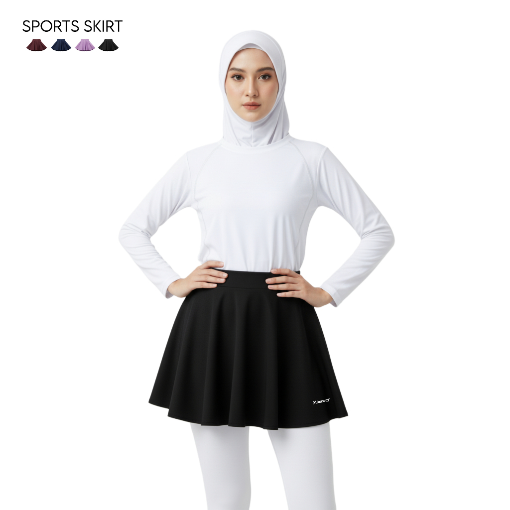 YUKANATA.ID - Rok Olahraga Wanita Stylish Fashionable Nyaman Untuk Senam Aerobic Yoga Zumba Jogging 