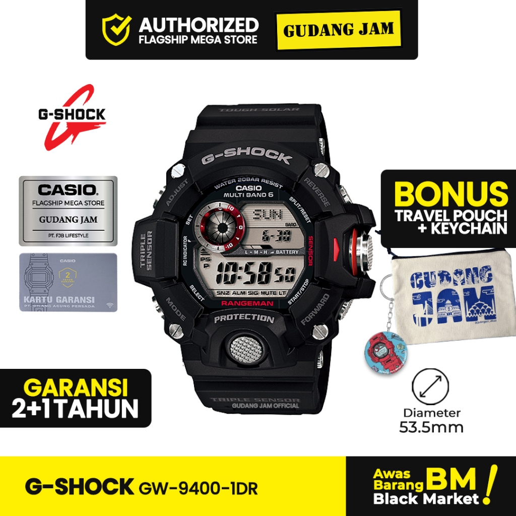 Jam Tangan G-Shock GW-9400-1DR GW-9400-1D GW-9400 GW9400 GW 9400
