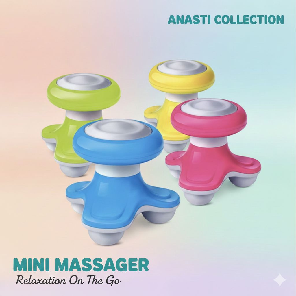 Alat pijat getar elektrik sensor tekan alat pijit badan portable MIMO Massager