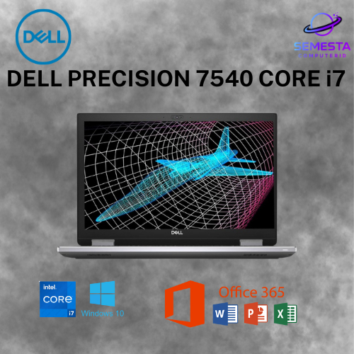 DELL PRECISION 7540 CORE i7 GEN 9 | RAM 16GB | SSD 1TB | 15 INCH LIKE NEW