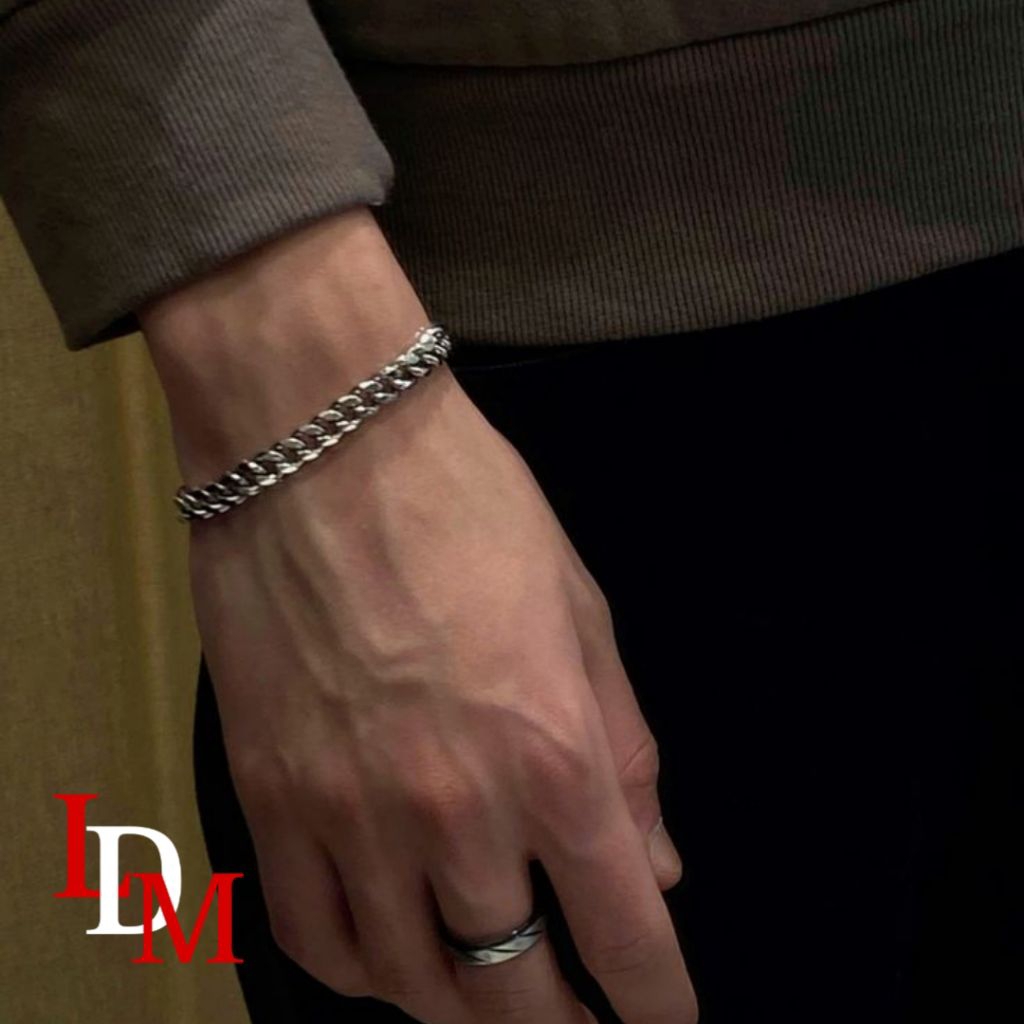 GELANG TITANIUM | GELANG RANTAI TITANIUM | GELANG MODEL JALIN RANTAI