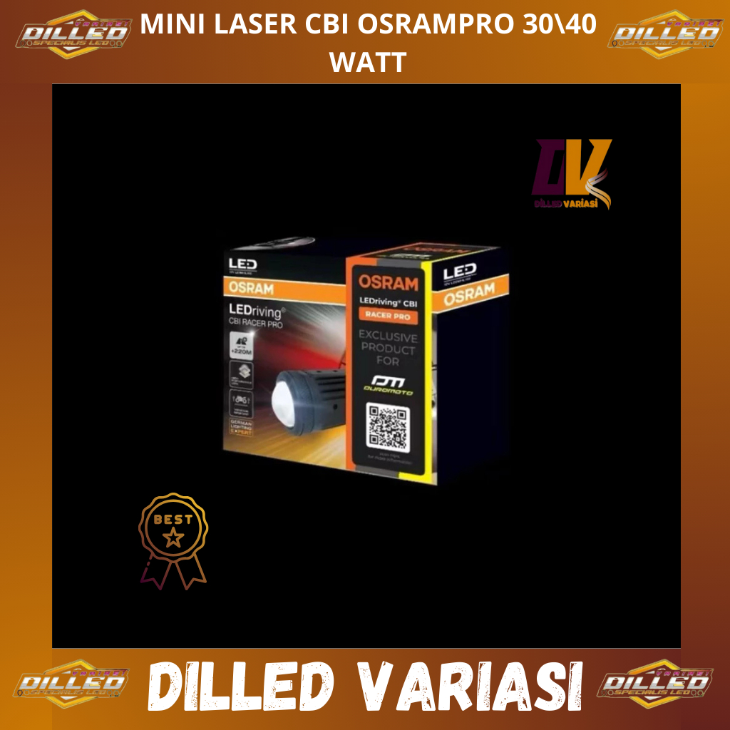 LAMPU SOROT MINI LASER CBI PRO 30/40W MINI PROJIE MOTOR KOLABORASI DUROMOTO OSRAM