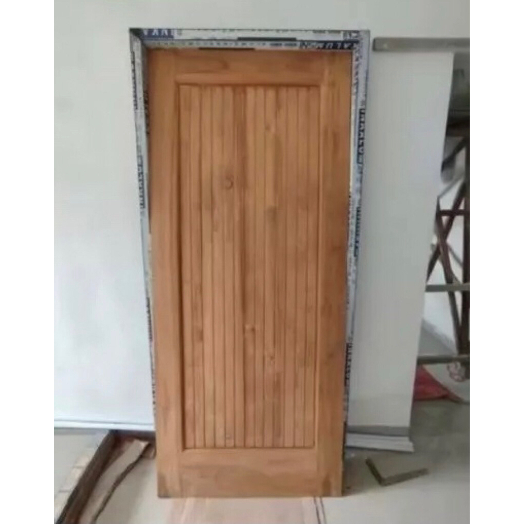 Pintu kayu jati dan ukuran kusen mengikutinya