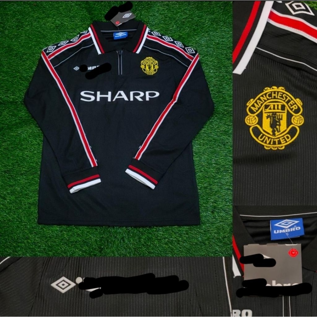 Jersey Kaos Baju Sepak Bola MU Man Mancester Manchester United Utd Home Away 3rd Third Retro Klasik 