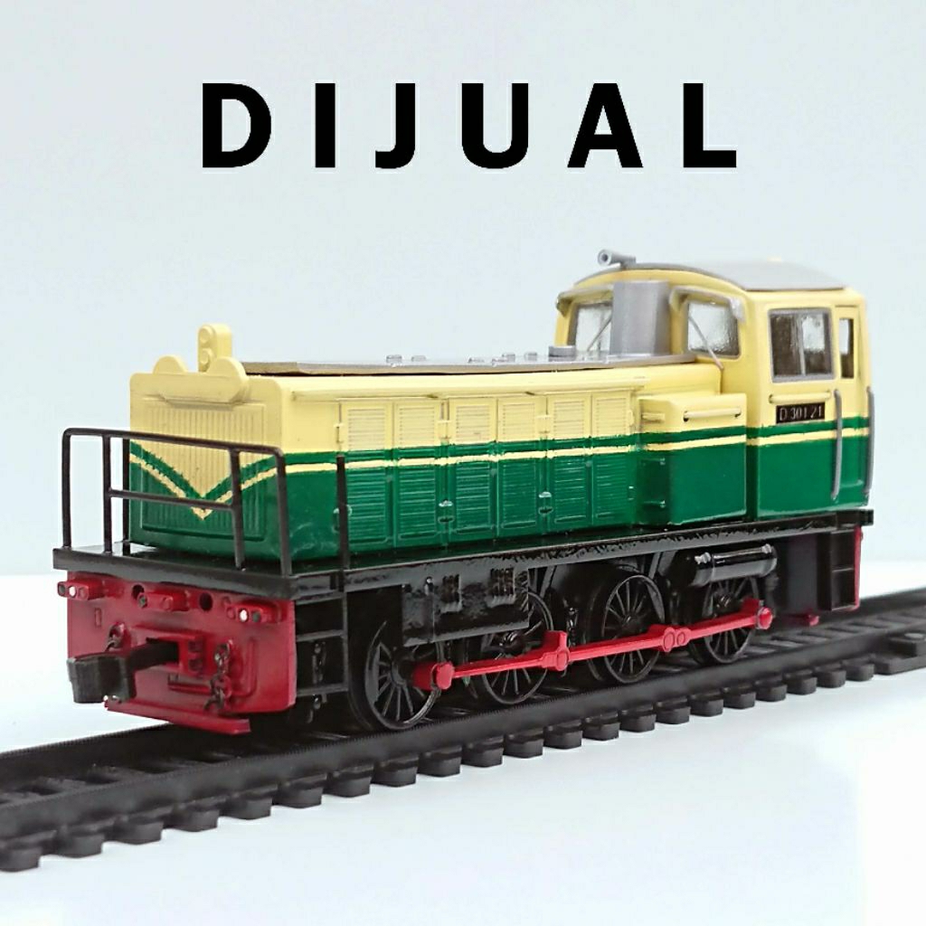 Miniatur Kereta Diesel Dummy D301 livery vintage PJKA