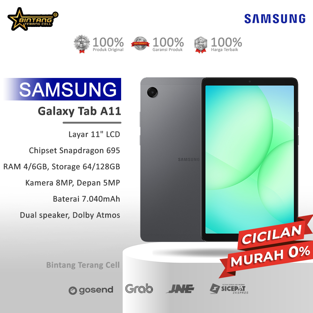 Samsung Galaxy Tab A11 RAM 4/64GB Garansi Resmi