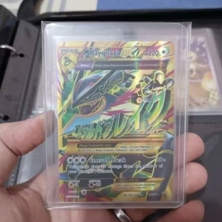 pokemon kartu m rayquaza ancient origins full art