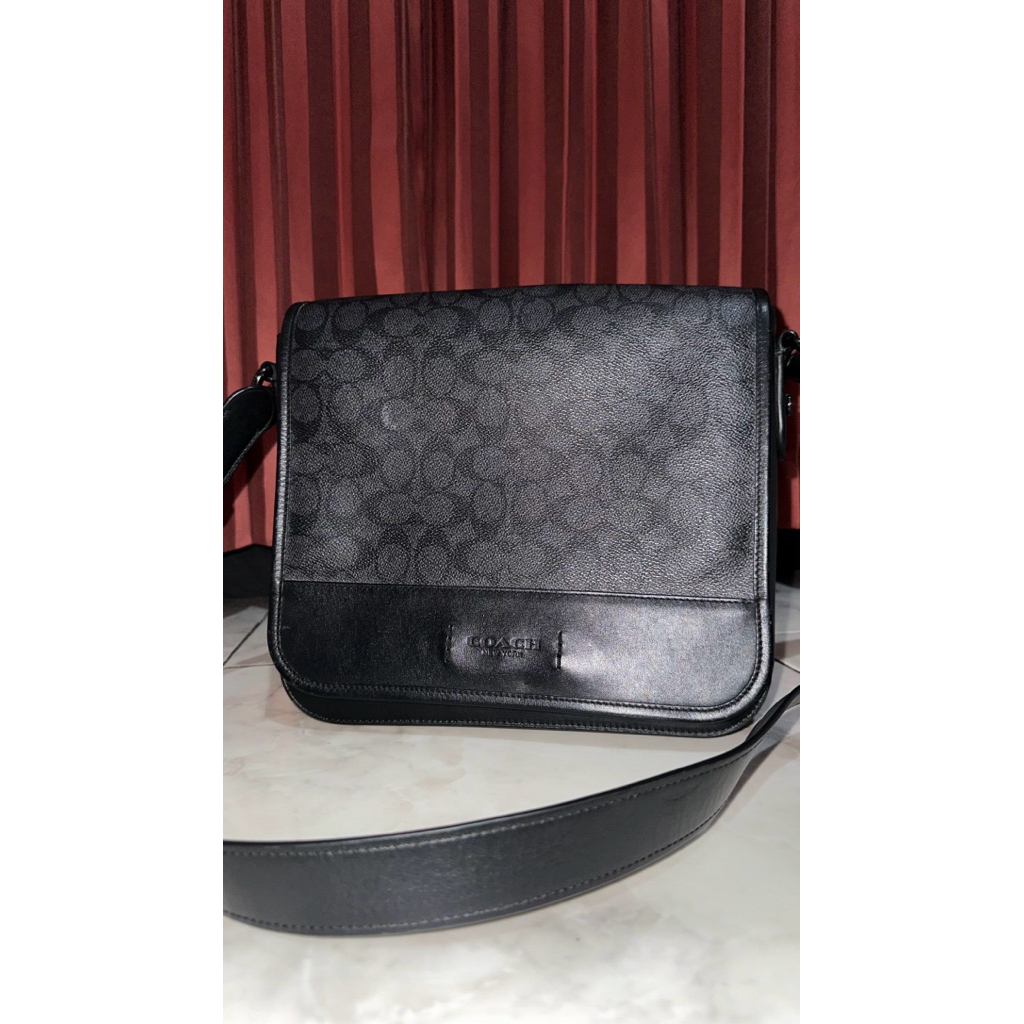 Preloved Coach gotham messenger bag ORI (tas selempang coach pria)