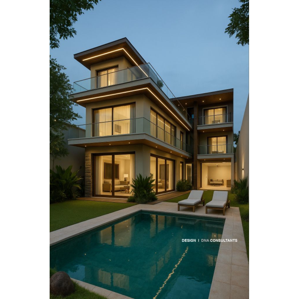 Jasa Desain Rumah - Desain Interior - 3D Visualisasi - RAB - Paket 2