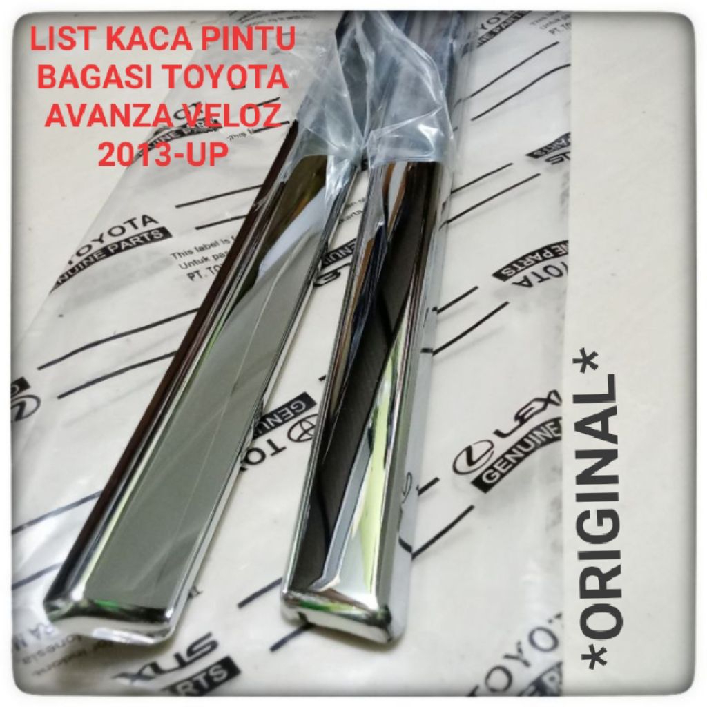 List kaca pintu bagasi Avanza Veloz Xenia tahun 2013-2020 list kaca Toyota Avanza Veloz daihatsu Xen