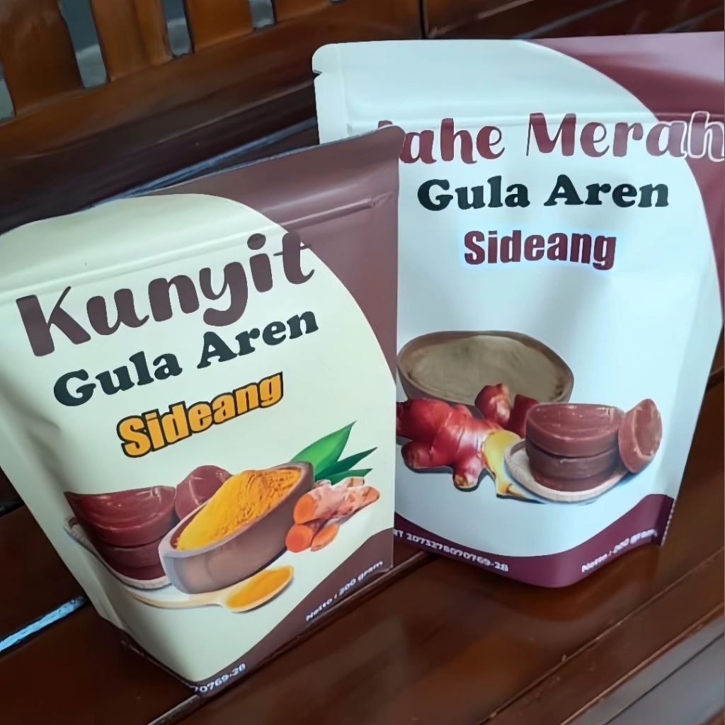 Kunyit Gula Aren - Jahe Merah Gula Aren