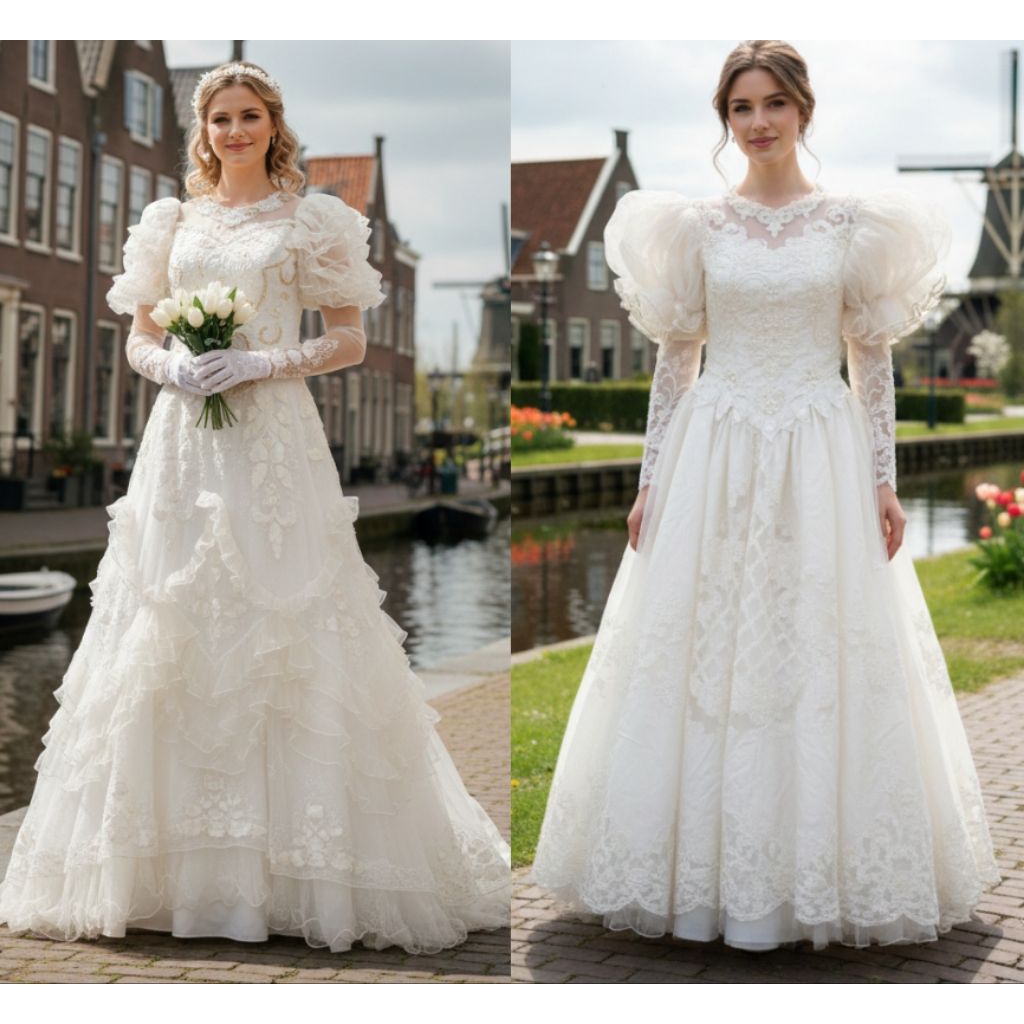 Gaun Belanda/gaun pesta ala NONI/gaun prewed/dress pesta/dll