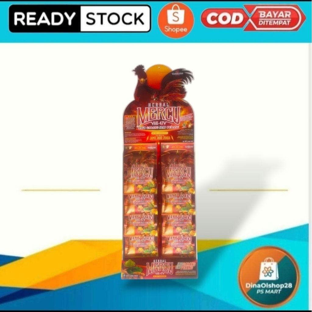Jamu Ayam Herbal MERCU AK-47 Fighter Juara | Obat Kuat Stamina & Nafas Ayam Jago Petarung