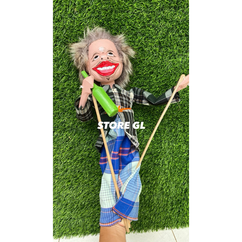 Wayang Golek Buta Mabok + 50Cm, Wayang Golek Buta Abok, Wayang Golek Buta Mabuk, Wayang, Wayang Gole