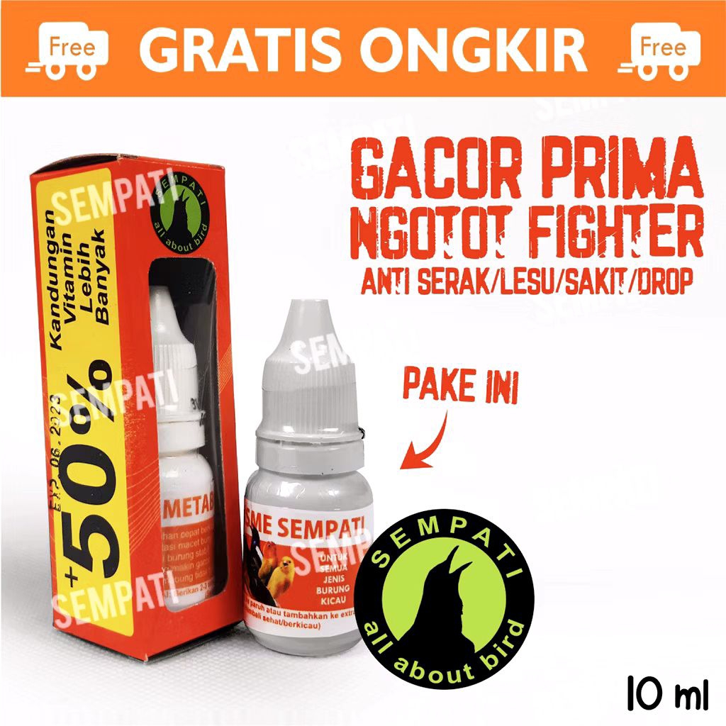 Metabolisme sempati vitamin untuk segala jenis burung berkicau