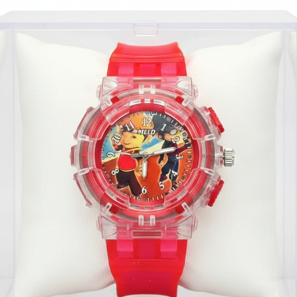 FREE BOX Jam Tangan Boboiboy Anak Laki Laki Lampu Musik