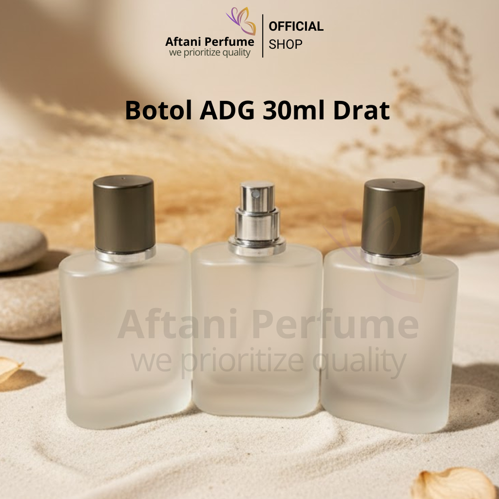 1 Lusin Botol Parfum ADG 30ml Drat Putar  - Botol Parfum Kosong ADG 30ml Drat Putar - ADG 30ml