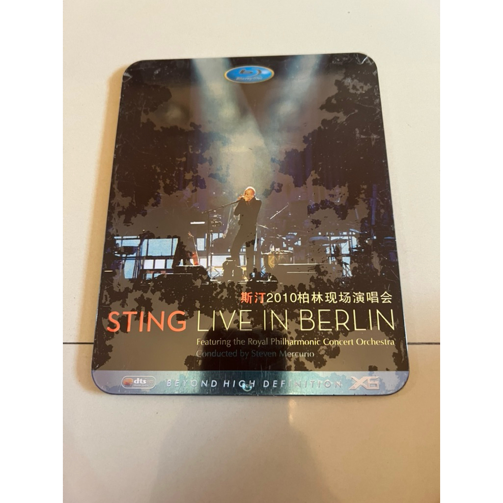 bluray metal box sting live in berlin