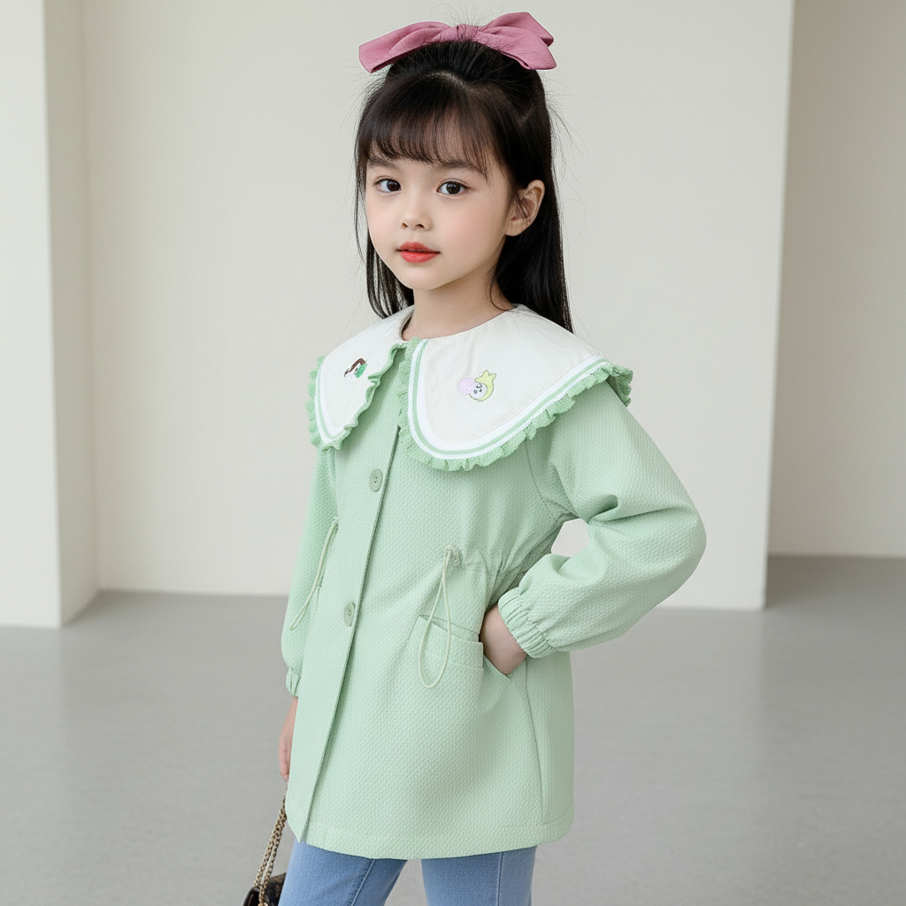 Coat Stylisth Anak Cewek Import