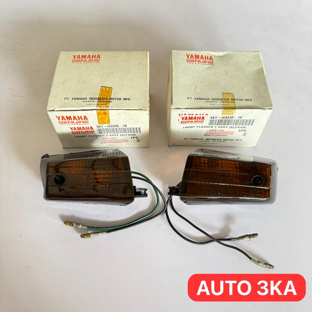 LAMPU SEN SEIN RITING DEPAN YAMAHA ALFA ORIGINAL 3AY-H3310-10 3AY-H3320-10