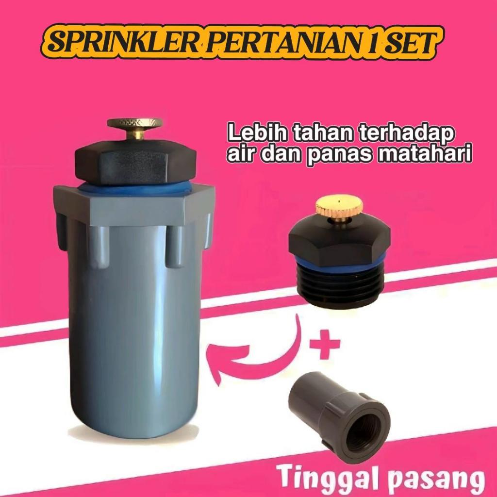 Sprinkler Pertanian Sprinkler Taman Adjustable Sprayer Taman + Sok drat dalam Alat Irigasi