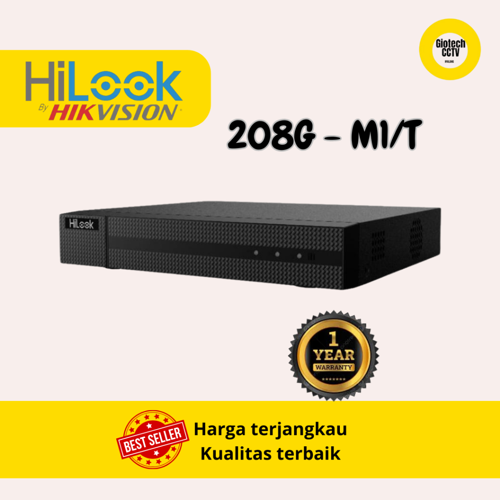 HILOOK DVR-208G-M1/T DVR Hilook 8 Channel Support Audio