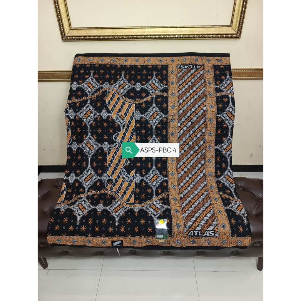 BISA COD - SARUNG ATLAS SUPER PREMIUM SILVER MOTIF KEMBANG SONGKET & BATIK PRINTING BAHAN RAYON MEWA