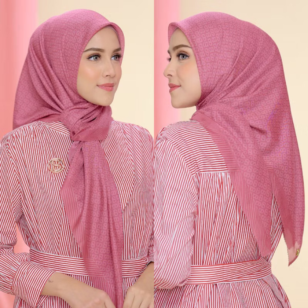 Buttonscarves ORIGINAL Bimu Voile Square Scarf NEW WITH TAG