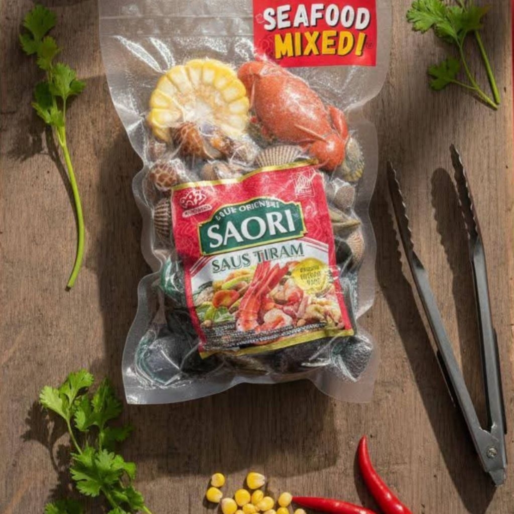 Frozen Seafood Mix 500 Gram