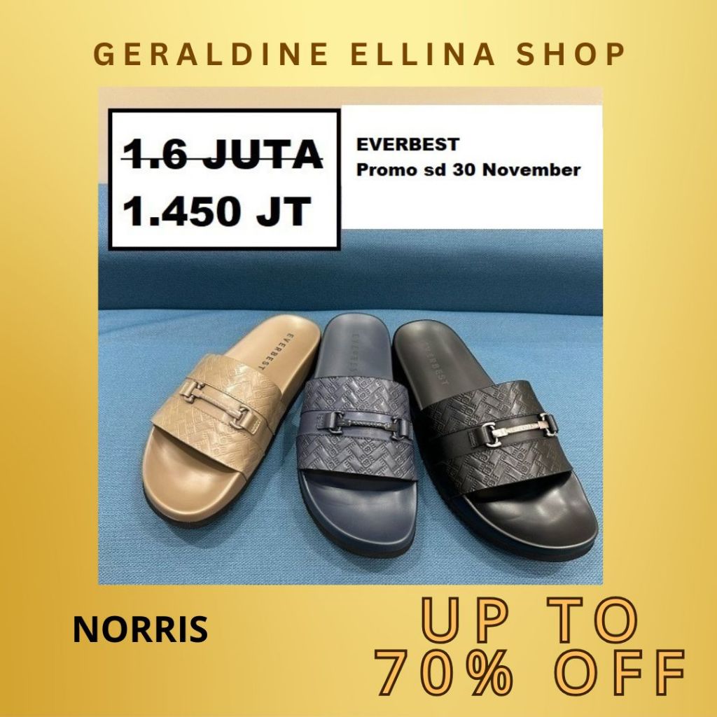 Sandal sendal EVERBEST pria original 100% seri NORRIS