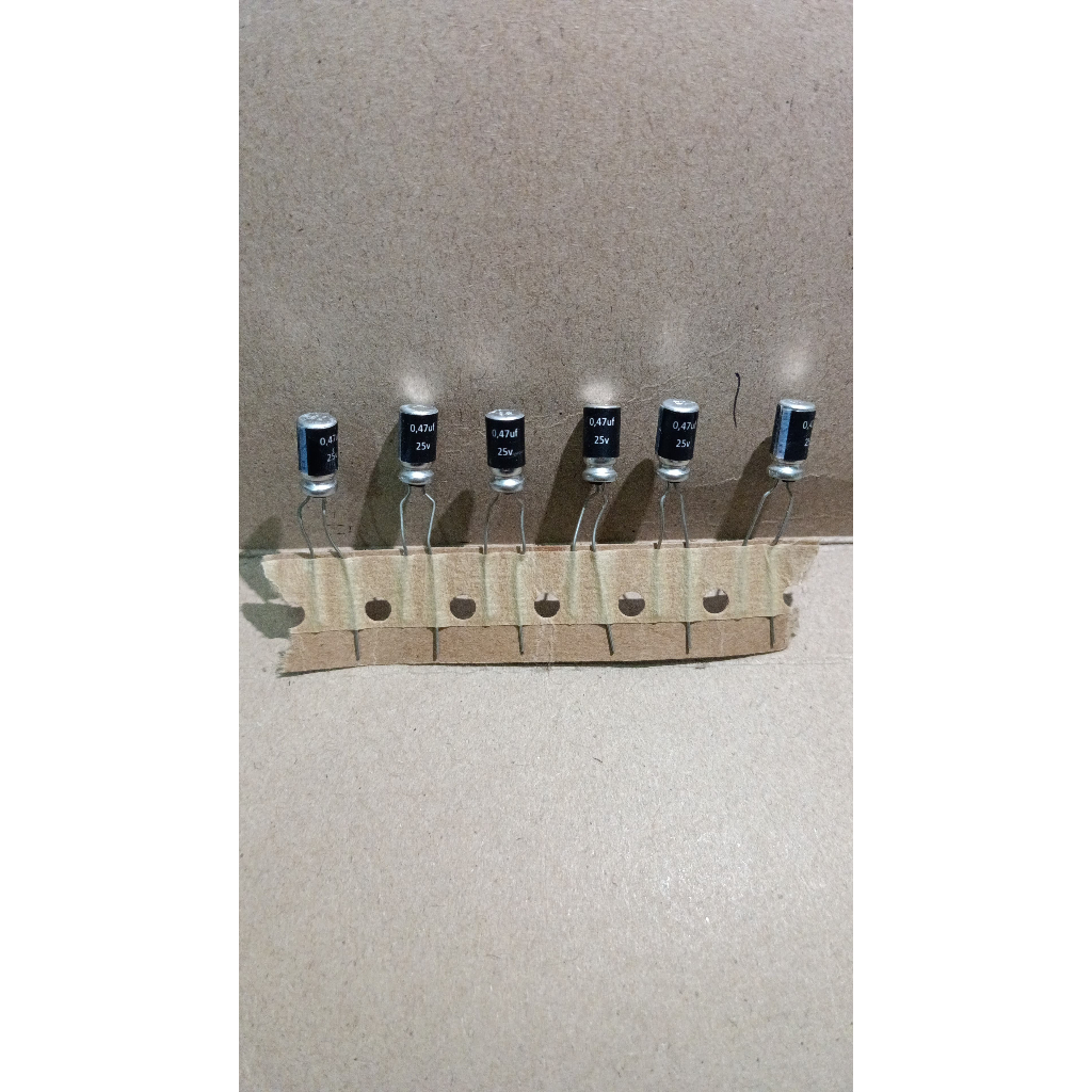 5720 kapasitor elco 0.47uf 0,47uf 0u47 0.47 0,47 uf 25v 25volt 25 volt