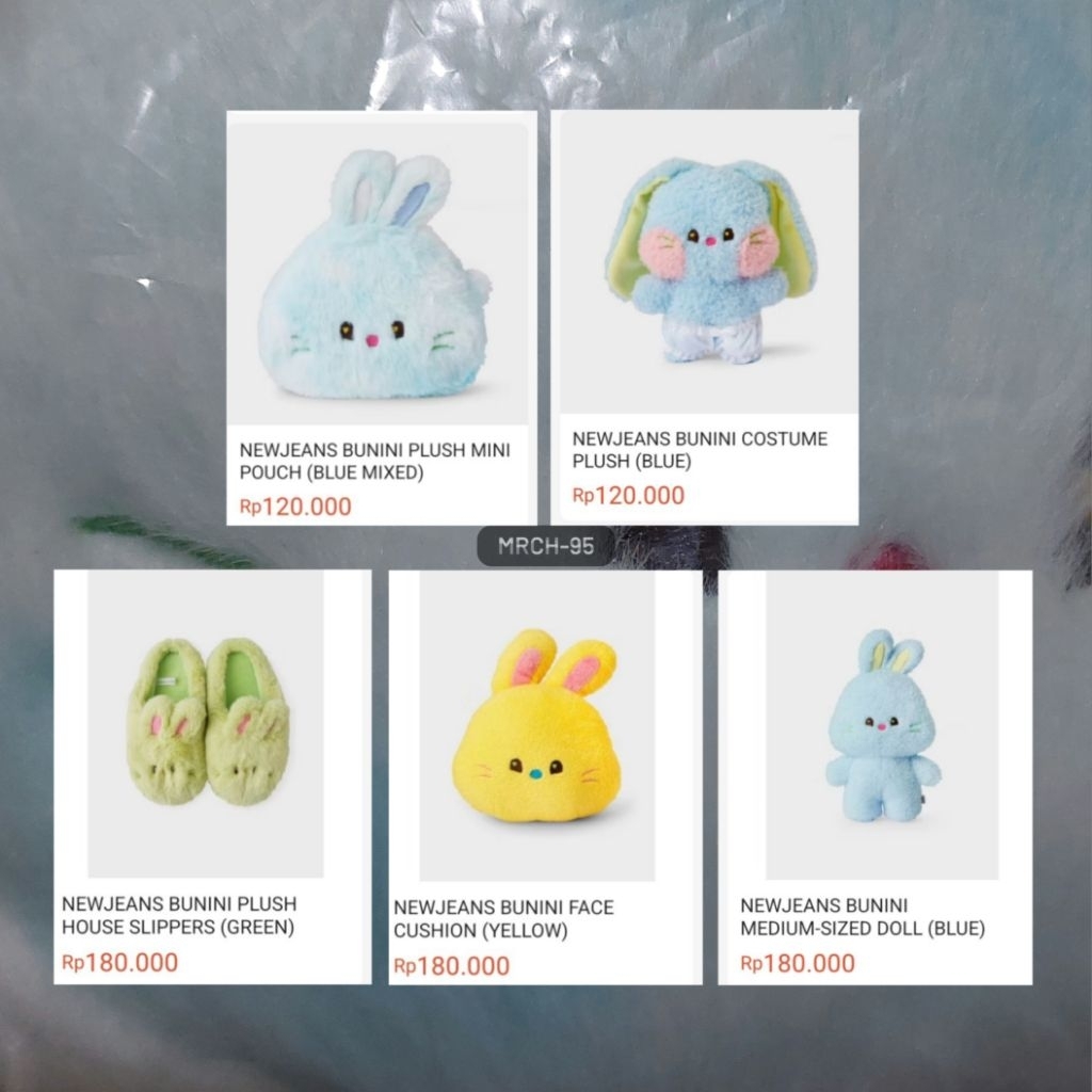 [BUNDLE] NEWJEANS BUNINI LINEFRIENDS MERCHANDISE