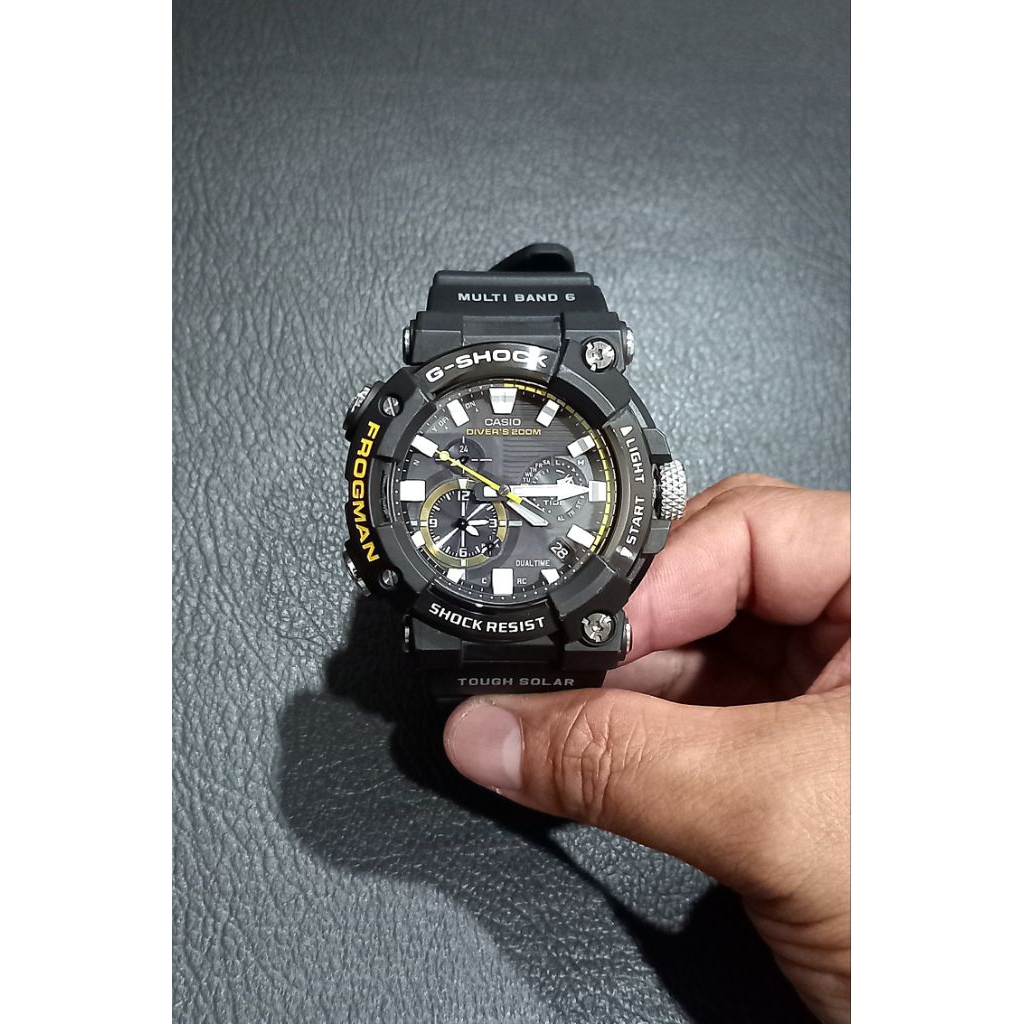 Jam Tangan Casio G-Shock GShock Frogman Analog GWF-A1000 / GWFA1000 - 1ADR Black