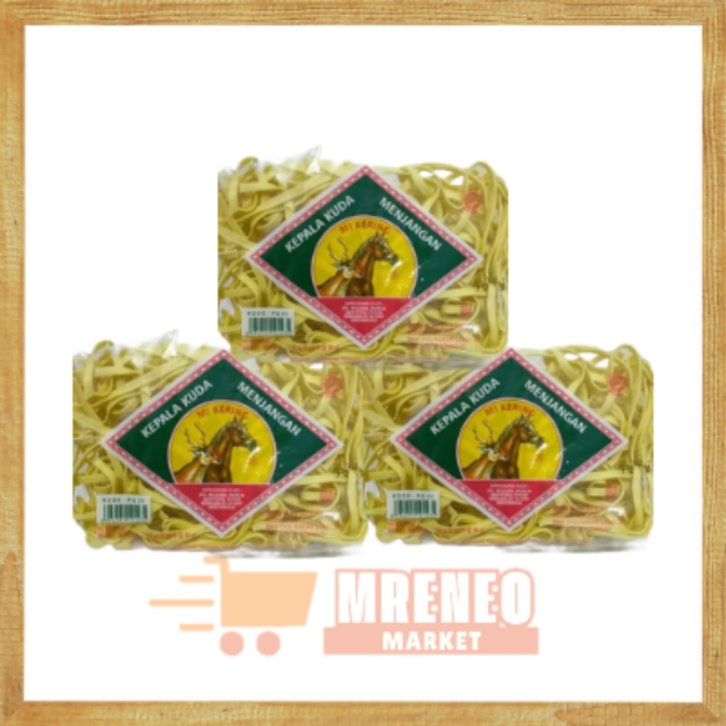 Mie Kering Kepala Kuda Menjangan