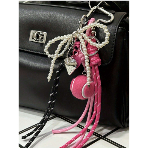 Bag Charm / Key Chain Tennis Edition