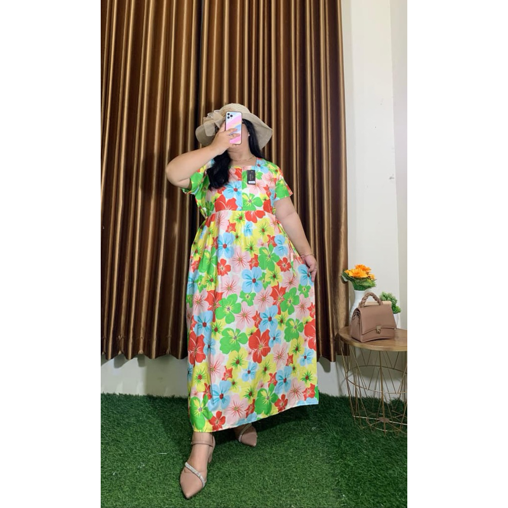 DASTER CHIBI PANJANG SEMATA KAKI RESLETING RAYON VISCOSE eceran/grosiran