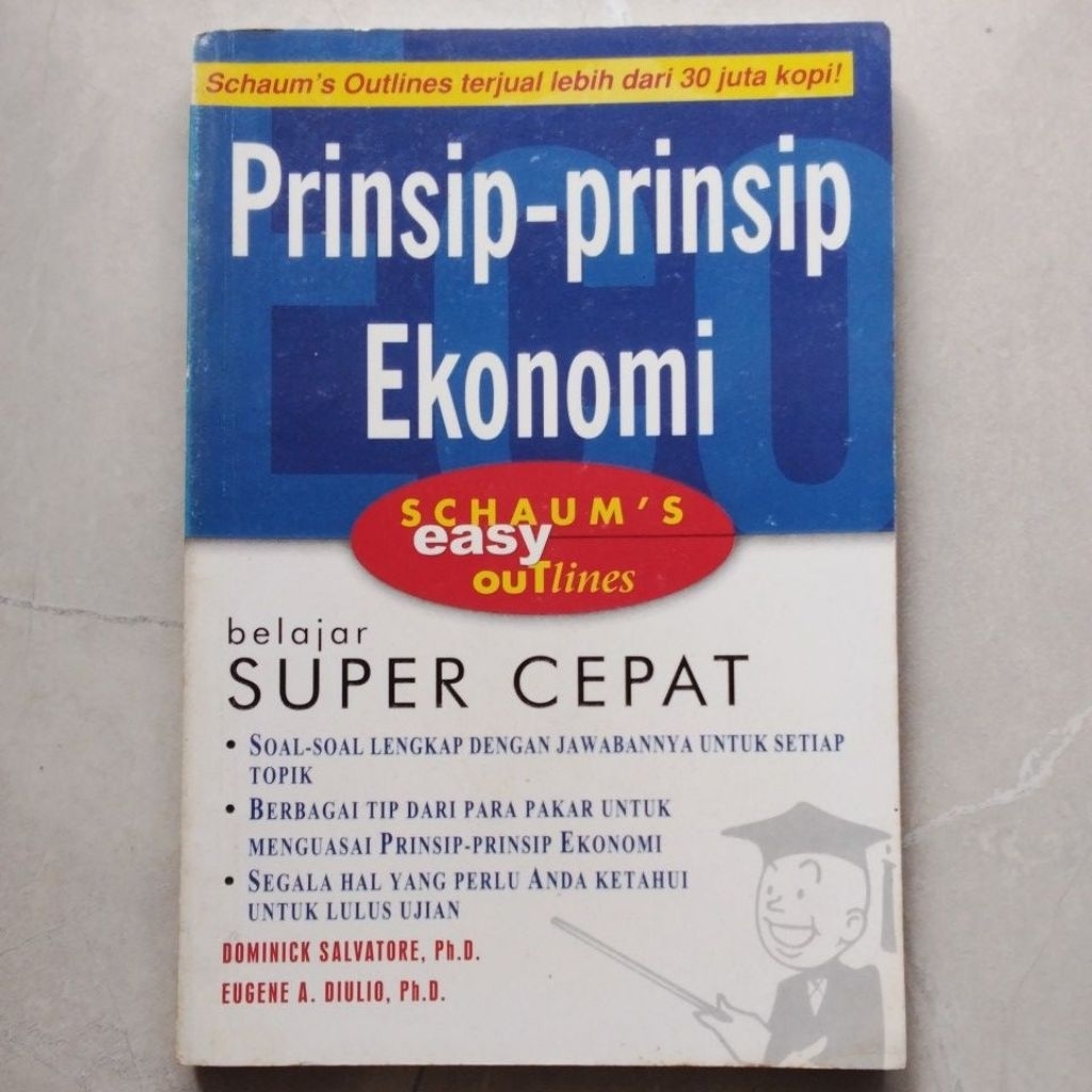 Schaum's Easy Outlines Prinsip Prinsip Ekonomi ( ORI BEKAS ) #Dominick Salvatore