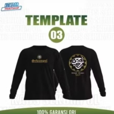 Kaos Lengan Panjang HAUL SEKUMPUL Kaos Distro Unisex