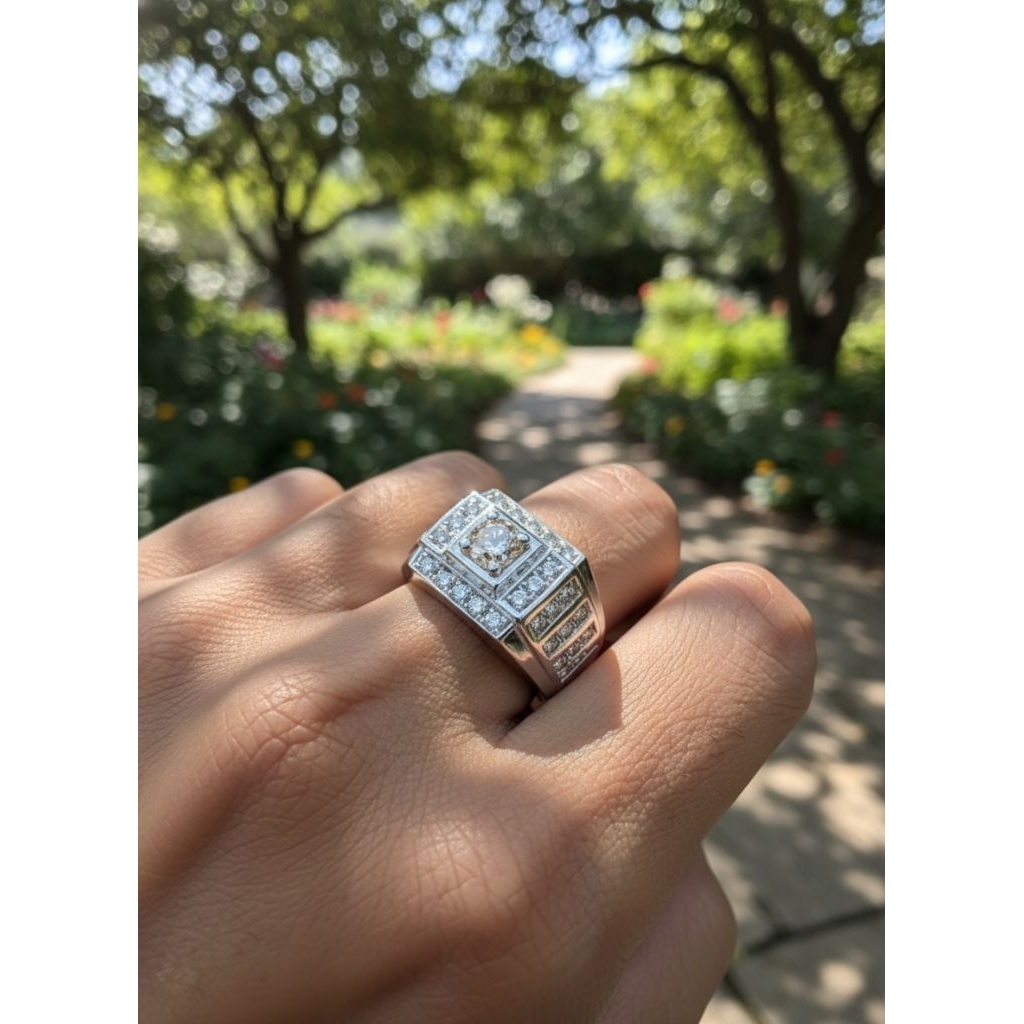 cincin perak berlian Banjar